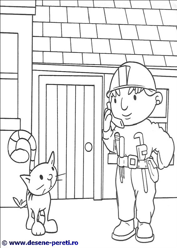 bob constructorul desene colorat